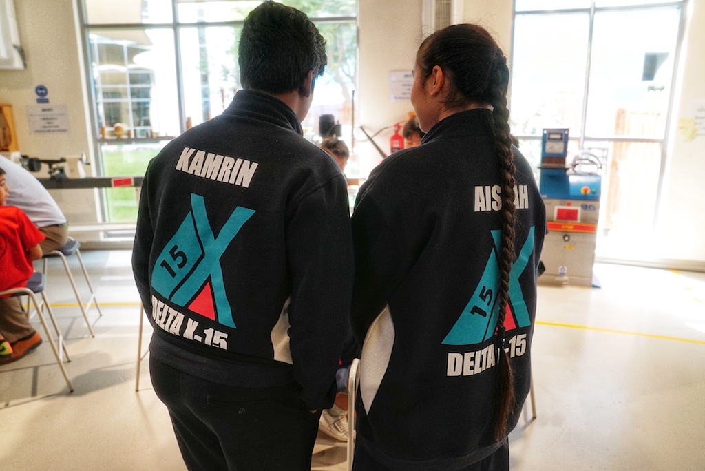 DELTA X-15 showing off their team jerseys